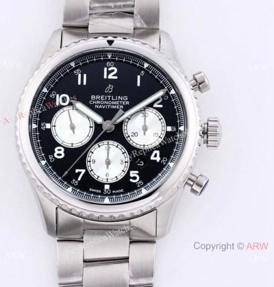 Swiss Grade 1 Breitling Navitimer Aviator 8 A7750 Chronograph Watch Men